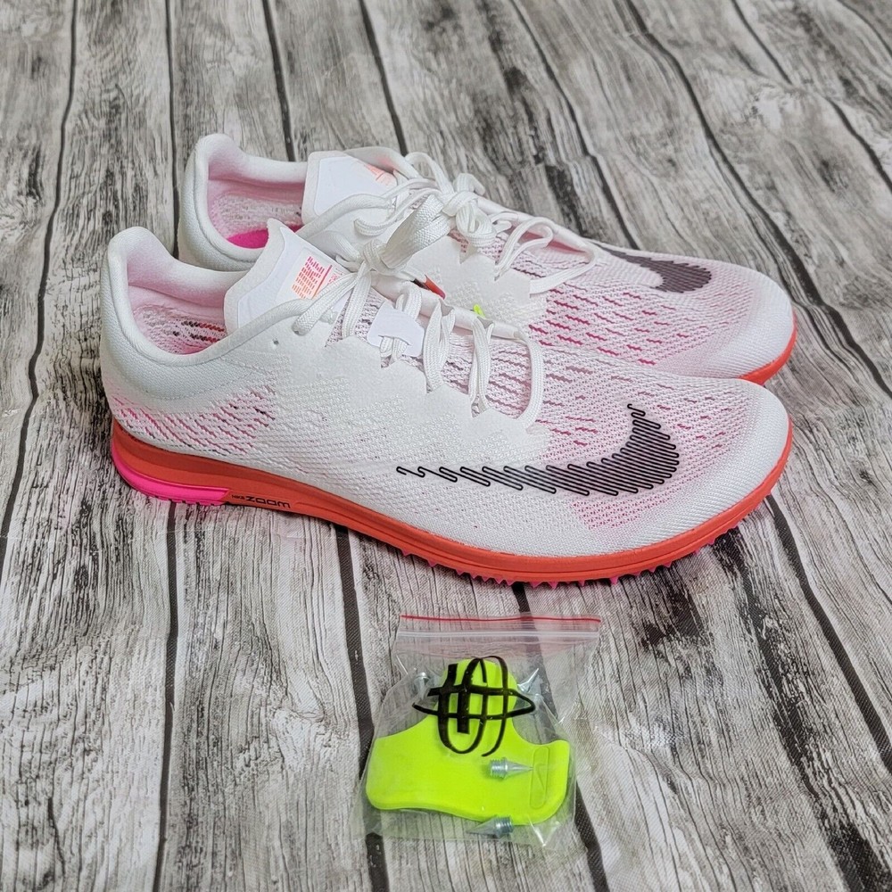 Nike Air Zoom Streak LT 4 Mens Sz 8.5 Rawdacious White/Pink  DN1699-100